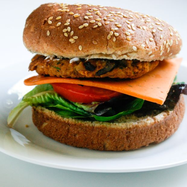 Chickpea Veggie Burger