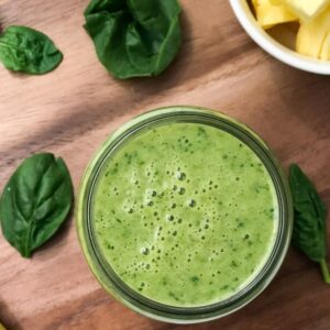 vegan green protein smoothie