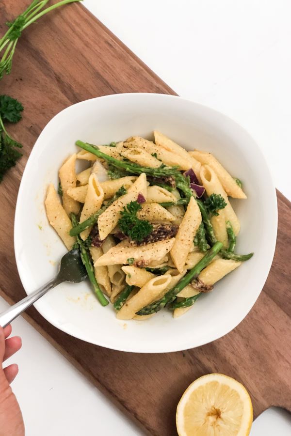 oil free vegan pasta salad