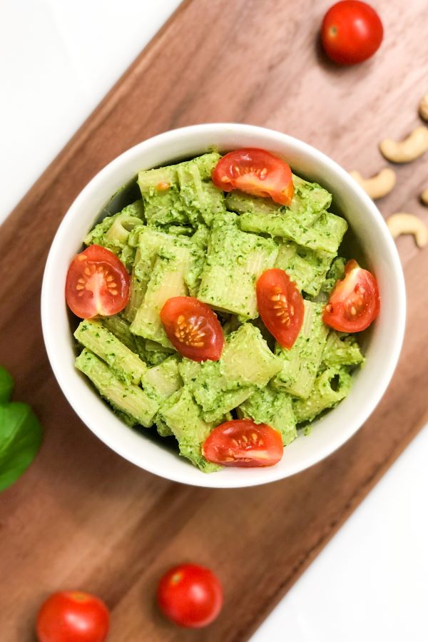 vegan pesto pasta