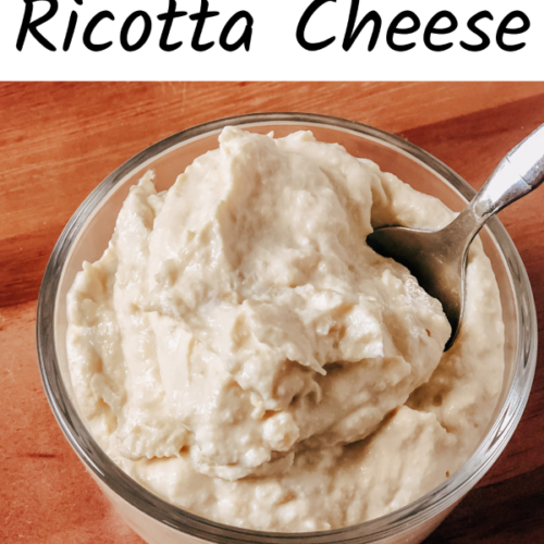 Easy Vegan Tofu Ricotta Cheese - Sincerely, Denise