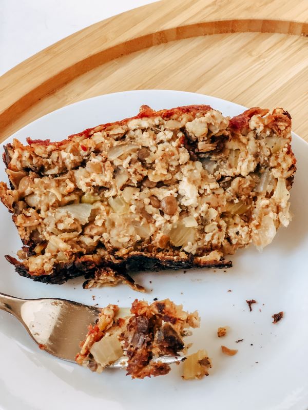 vegan lentil meatloaf