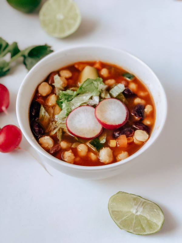 vegan pozole