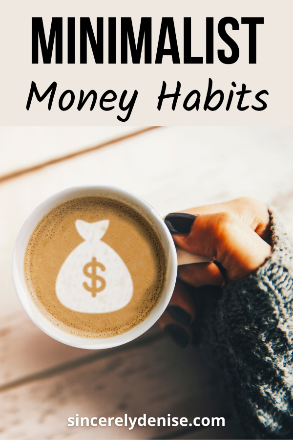 minimalist money habits