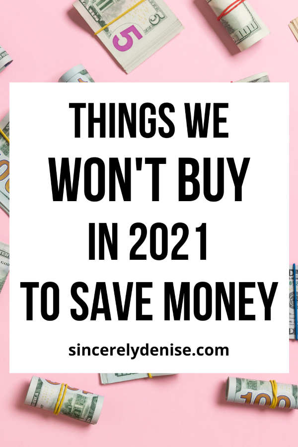 save money in 2021